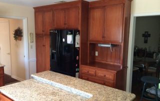 natural wood kitchen cabinets
